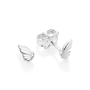 PENDIENTES DE ALAS DE MARIPOSA EN PLATA DE LEY 925 MACIZA